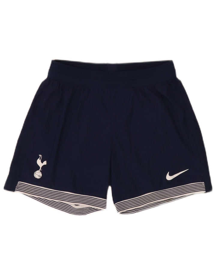 Shorts esportivos masculinos Nike Tottenham Hotspur pequenos poliéster listrado azul marinho