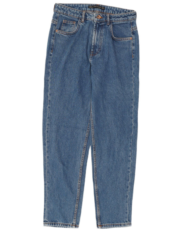 Zara Mulher Trafaluc Tapered Jeans EU 36 XS W26 L27 Azul