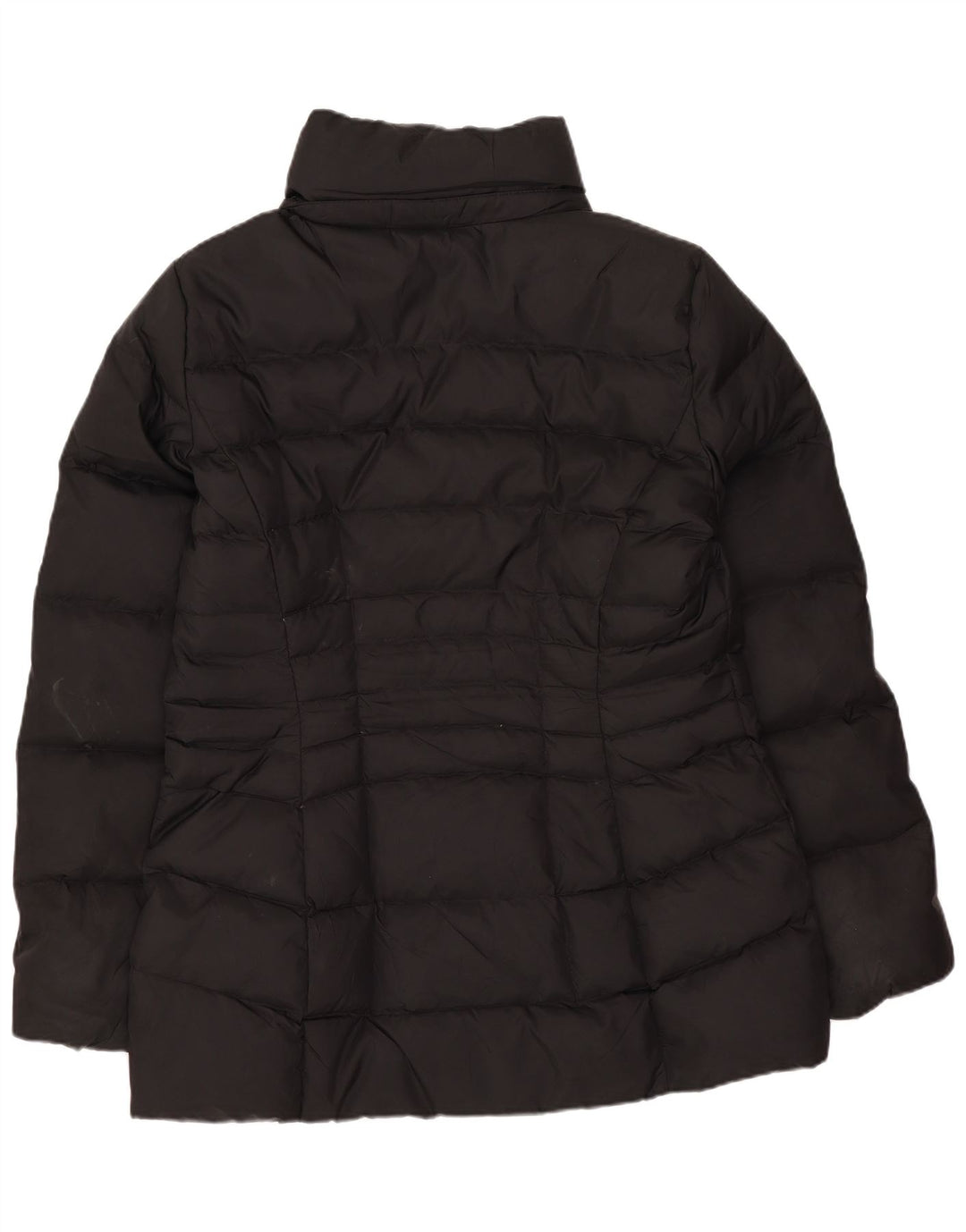 Jaqueta acolchoada feminina Calvin Klein UK 10 poliéster preto pequeno