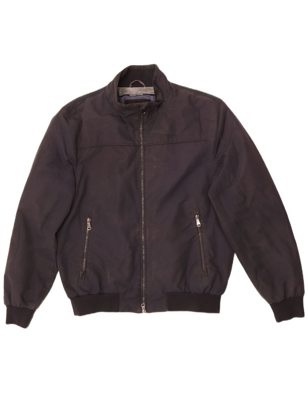 Geox Mens Respira Bomber Jacket UK 40 Grande Poliéster Preto