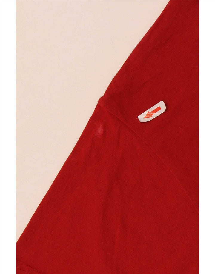 Camiseta Vans Masculina Classic Fit Graphic Top Médio Algodão Vermelho