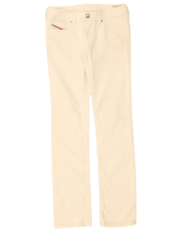 Jeans feminino Diesel Lowky Slim W30 L34 algodão branco