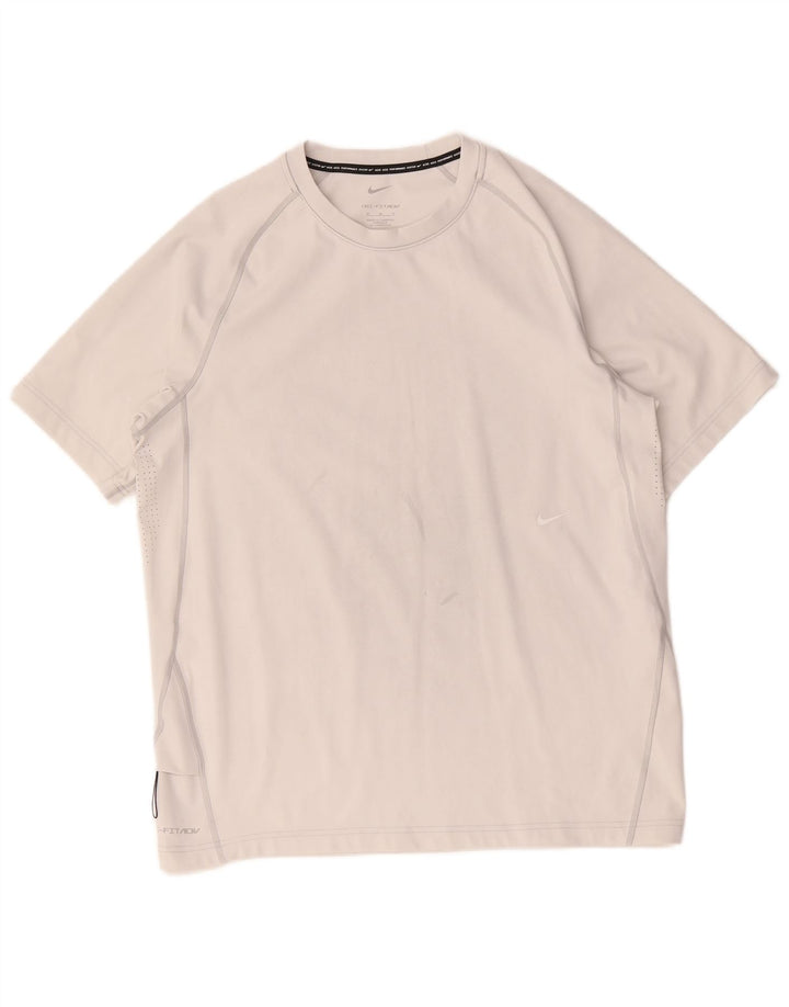 Camiseta Nike Masculina Dri Fit Top Cinza Médio Poliéster