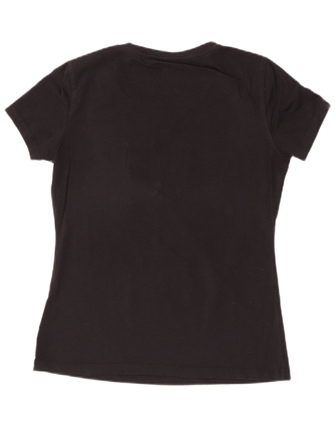 Camiseta feminina Liu Jo com estampa gráfica UK 12 médio preto