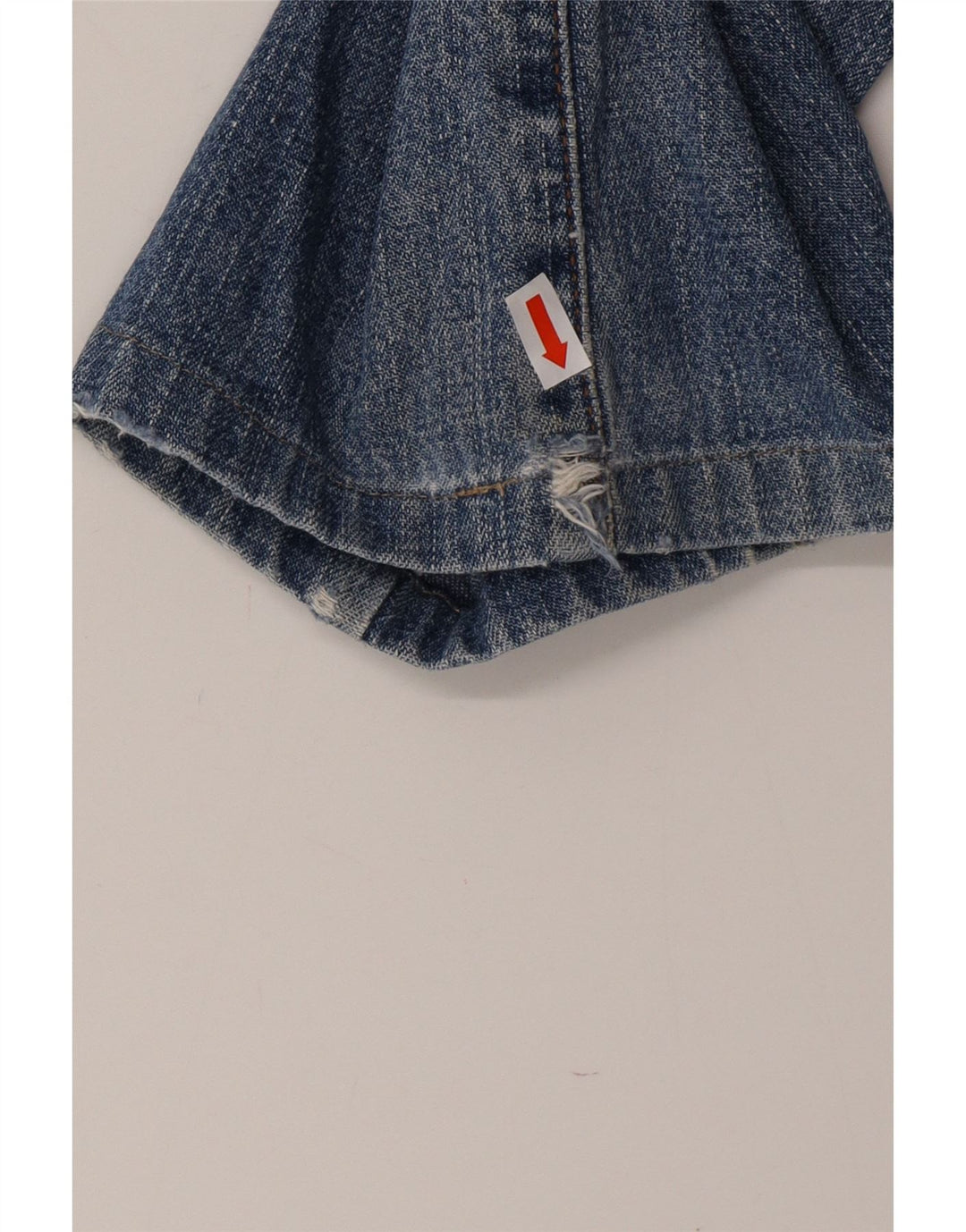 Calça jeans reta feminina CALVIN KLEIN EUA 7 médio W30 L28 algodão azul