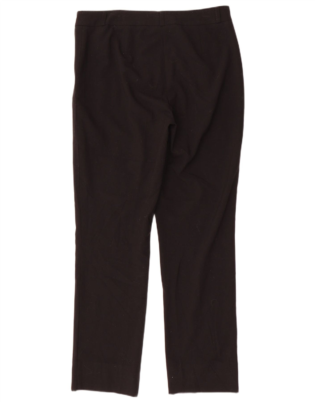 Calça feminina Marks & Spencer Modern Slim Suit Reino Unido 12 Médio W32 L29 Preta