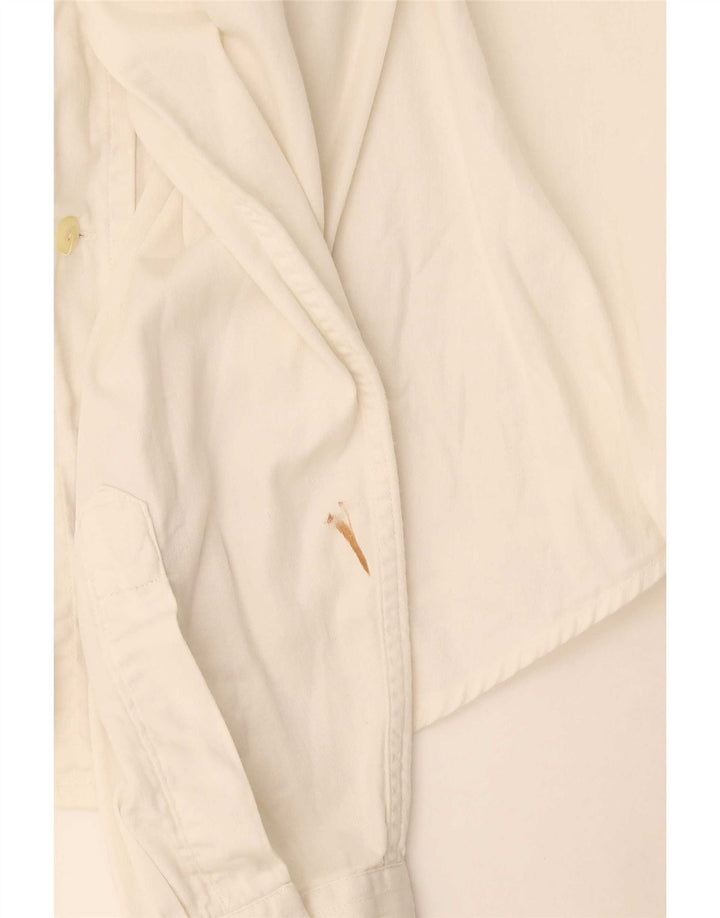 Camisa masculina Trussardi pequena branca