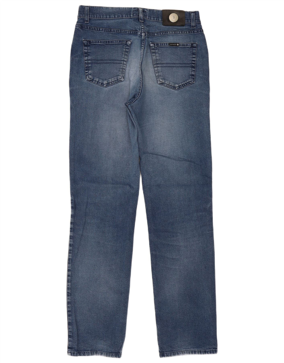 Jeans retos masculinos TRUSSARDI W33 L33 algodão azul