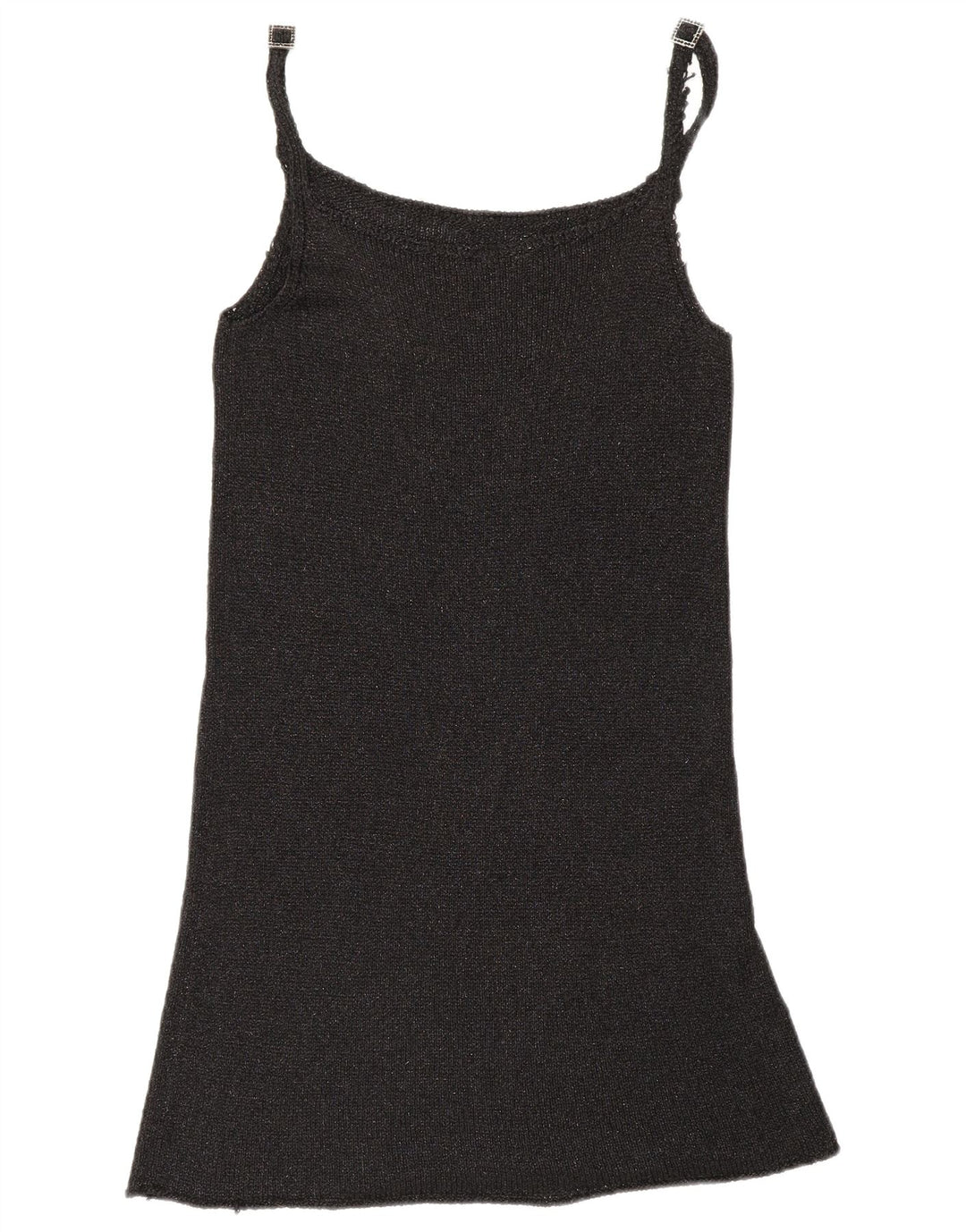 Vestido Slip Feminino Benetton UK 10 Pequeno Preto