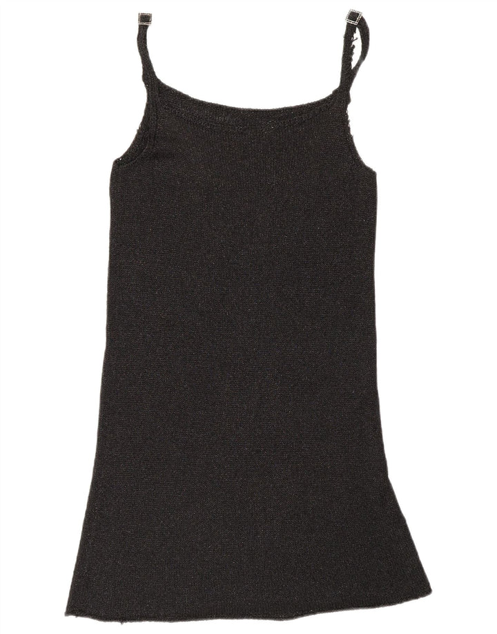 Vestido Slip Feminino Benetton UK 10 Pequeno Preto