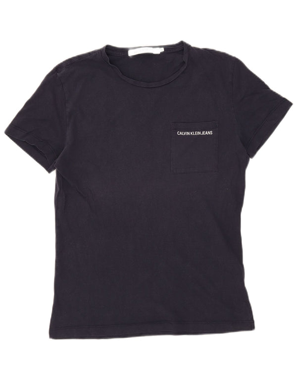 Camiseta masculina Calvin Klein Jeans Top XS azul marinho algodão