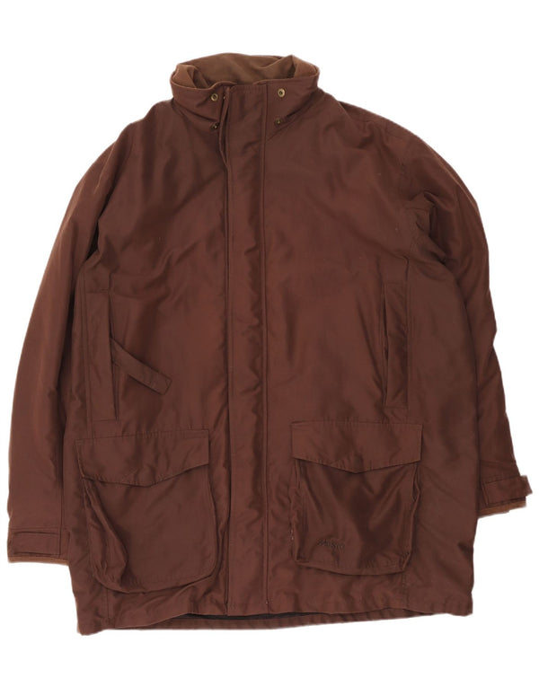 Casaco corta-vento masculino Musto UK 44 2XL poliéster marrom