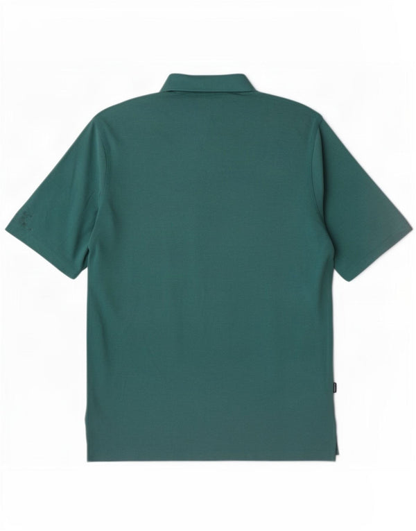 Camisa polo masculina Adidas UK 40/42 algodão verde médio