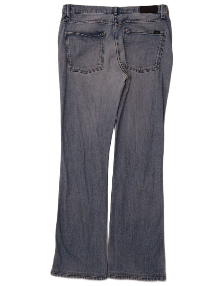 Calça Jeans Bootcut Feminina LACOSTE W31 L30 Azul Algodão