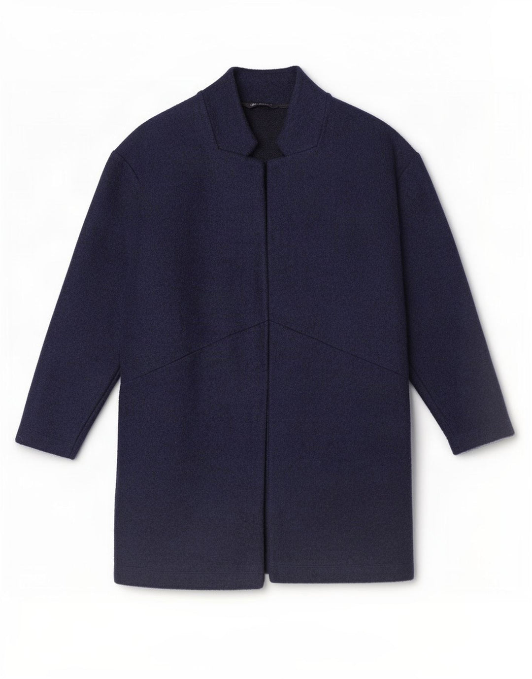 Sobretudo aberto feminino Marks & Spencer Reino Unido 12 médio azul marinho