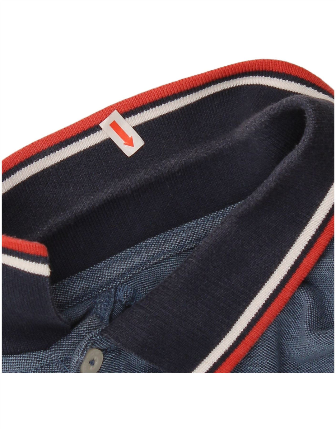 Camisa polo masculina Jack & Jones médio azul colorblock algodão