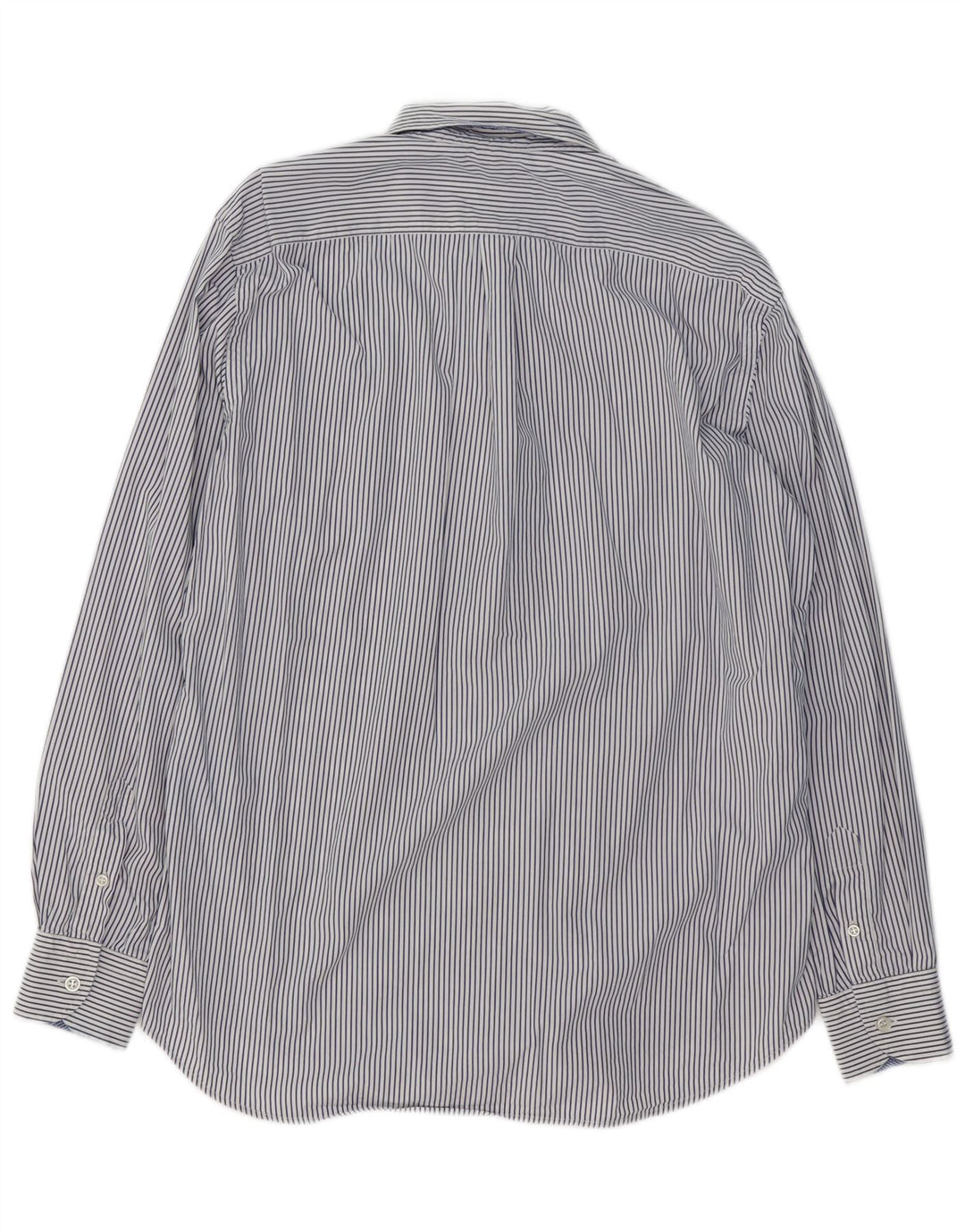 Camisa masculina de ajuste regular HARMONT & BLAINE XL azul risca de giz algodão