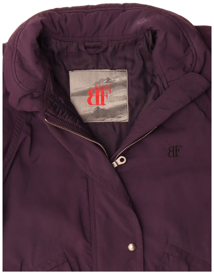 Jaqueta corta-vento feminina Belfe & Belfe UK 18 XL roxo poliéster