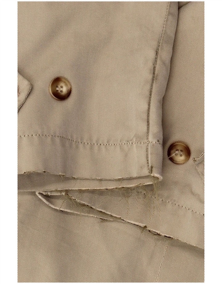 Sobretudo masculino Massimo Dutti EU 40 grande algodão cáqui