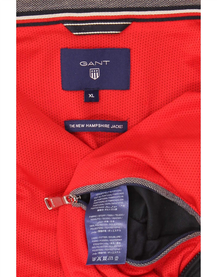 Jaqueta bomber masculina Gant UK 42 XL poliéster preto