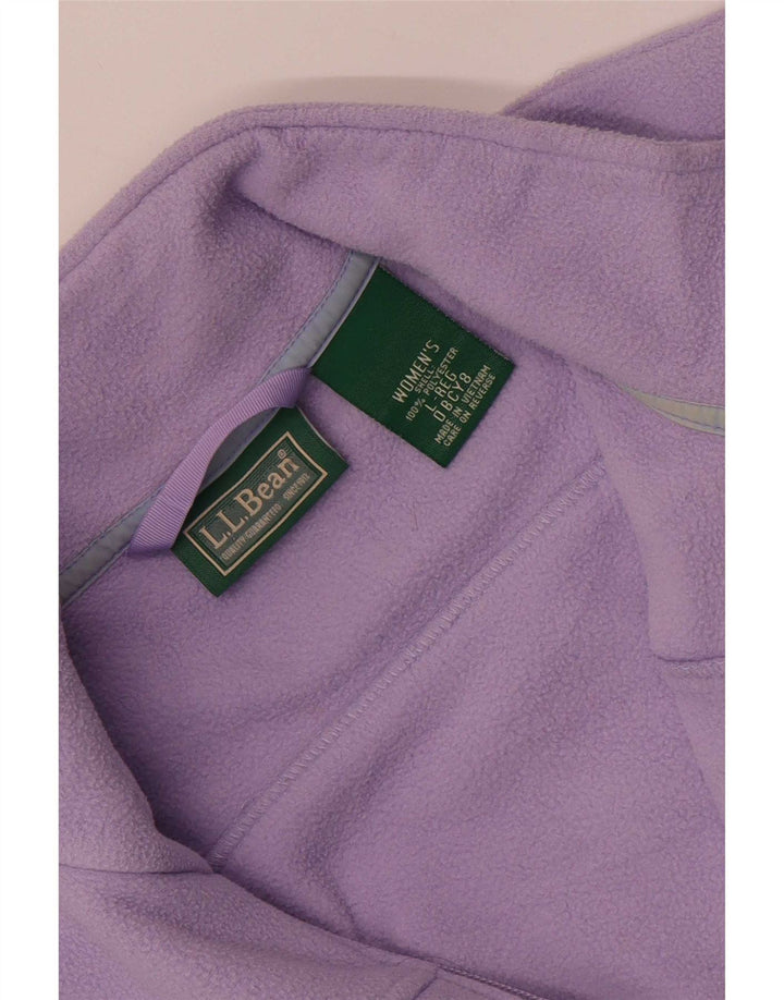 LLBean Womens Liner Fleece Jacket UK 16 Grande Roxo
