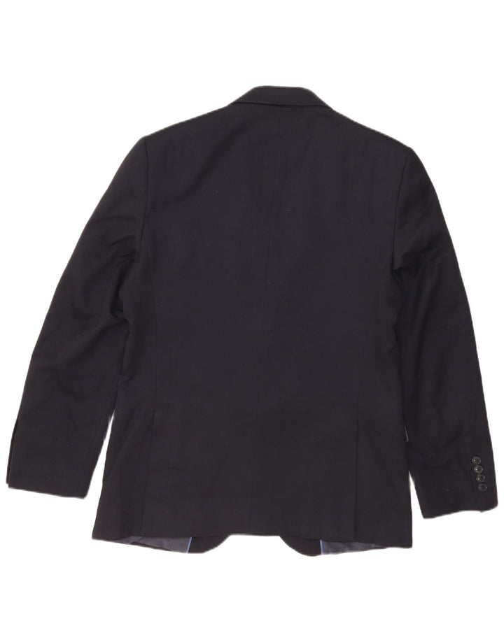 Jaqueta blazer masculina de 2 botões Marks & Spencer Reino Unido 38 azul marinho médio