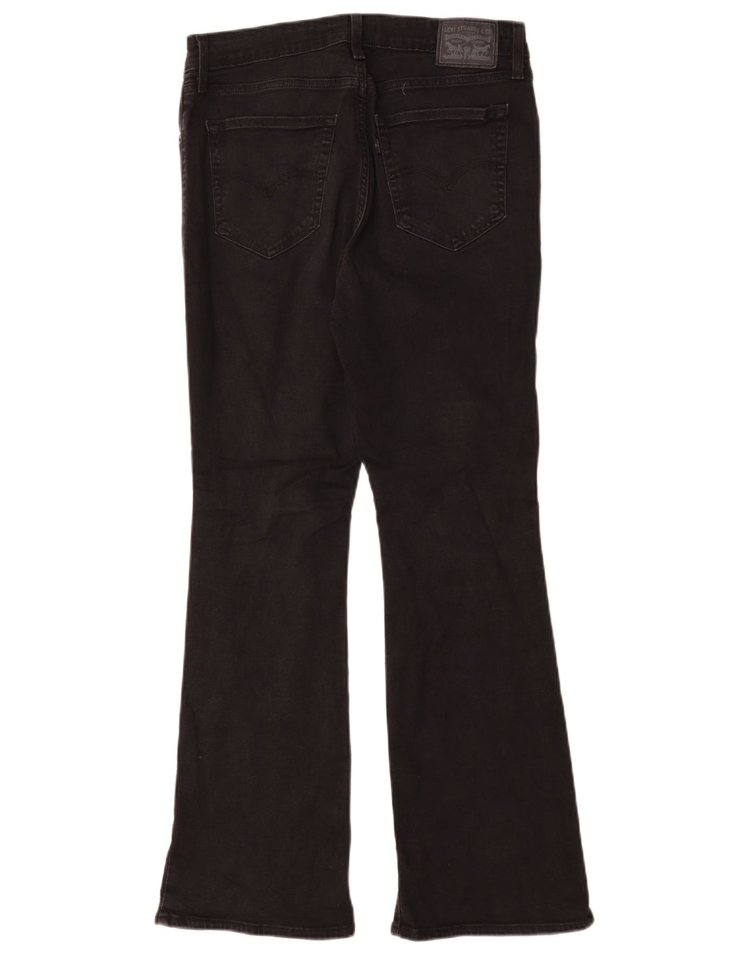 Calça jeans feminina Levi's 725 High Rise Bootcut W31 L30 algodão preto