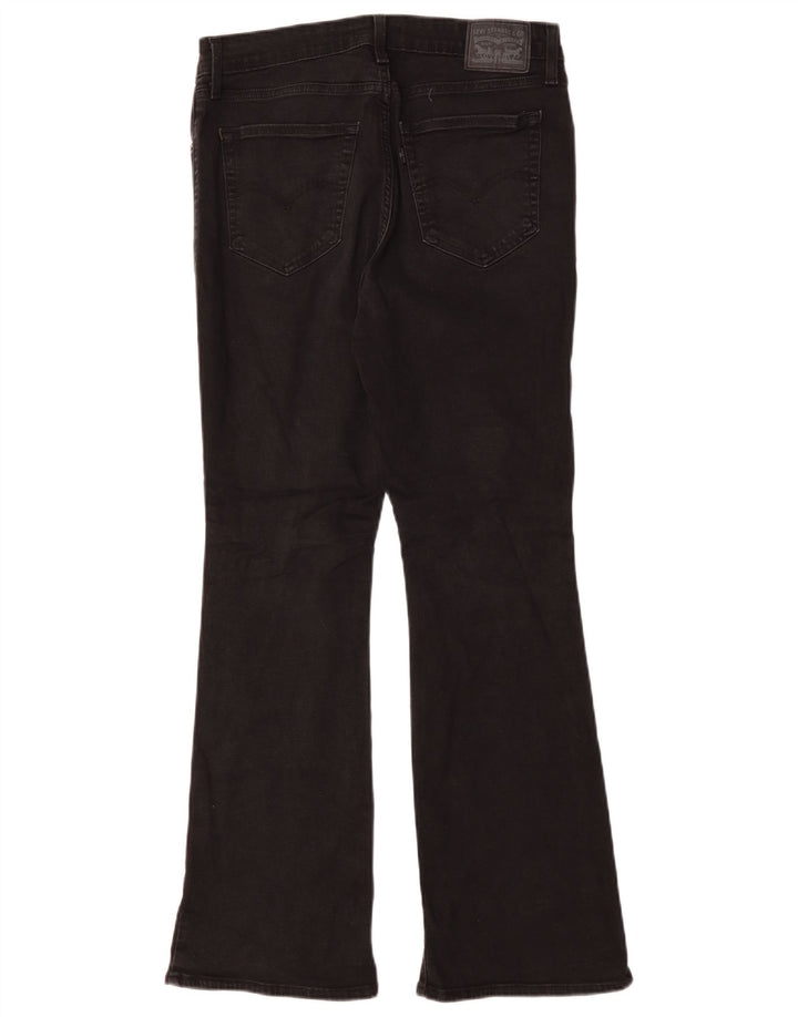 Calça jeans feminina Levi's 725 High Rise Bootcut W31 L30 algodão preto