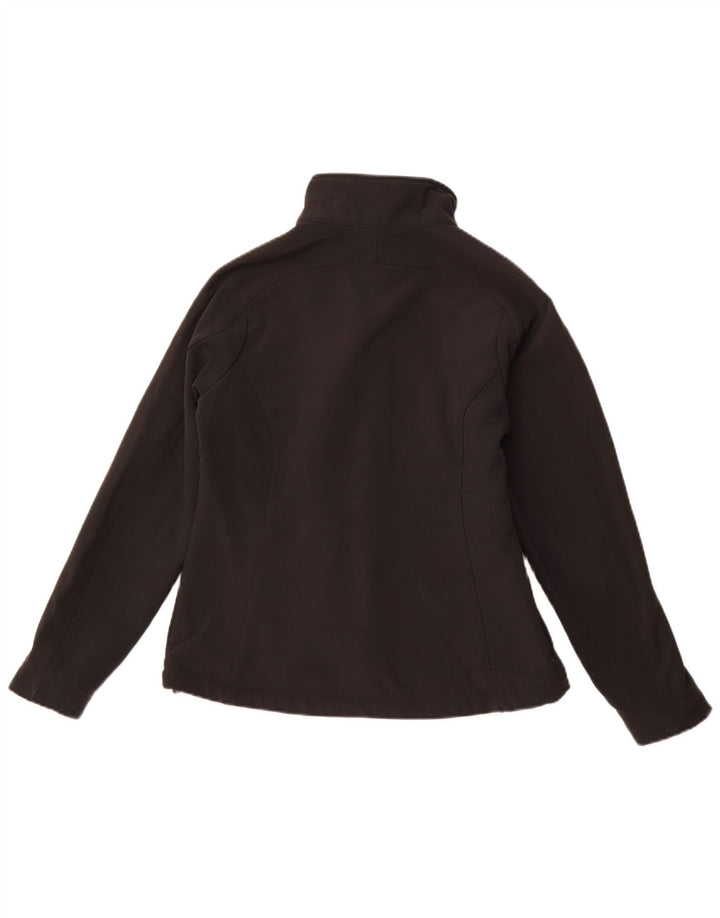 Jaqueta corta-vento feminina L.L.BEAN UK 14 poliéster preto médio