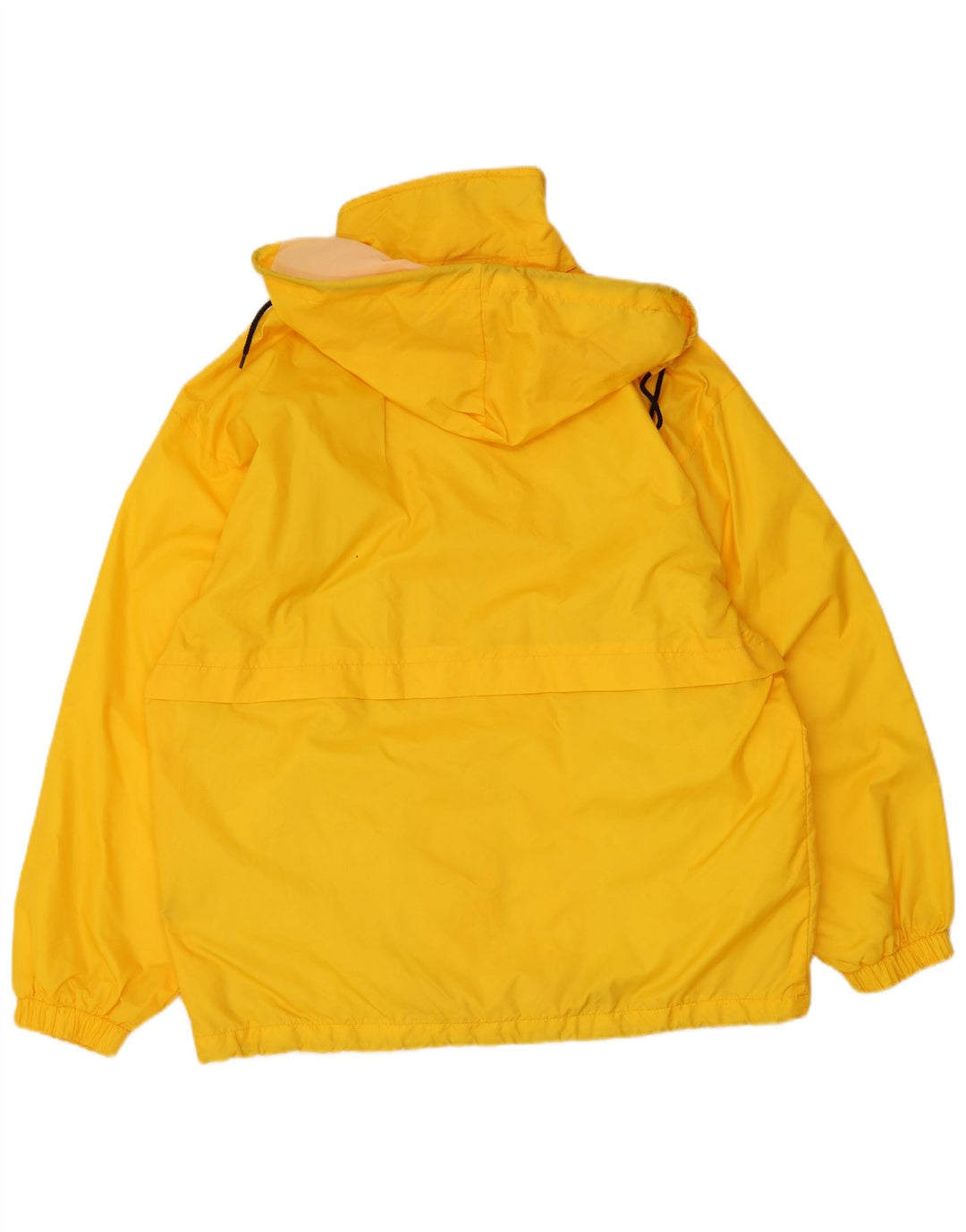 Jaqueta de chuva masculina com capuz Brugi UK 40 grande poliamida amarela