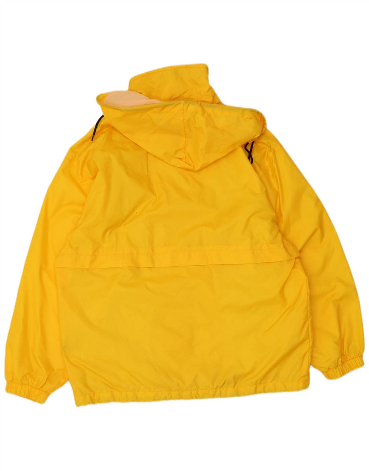Jaqueta de chuva masculina com capuz Brugi UK 40 grande poliamida amarela