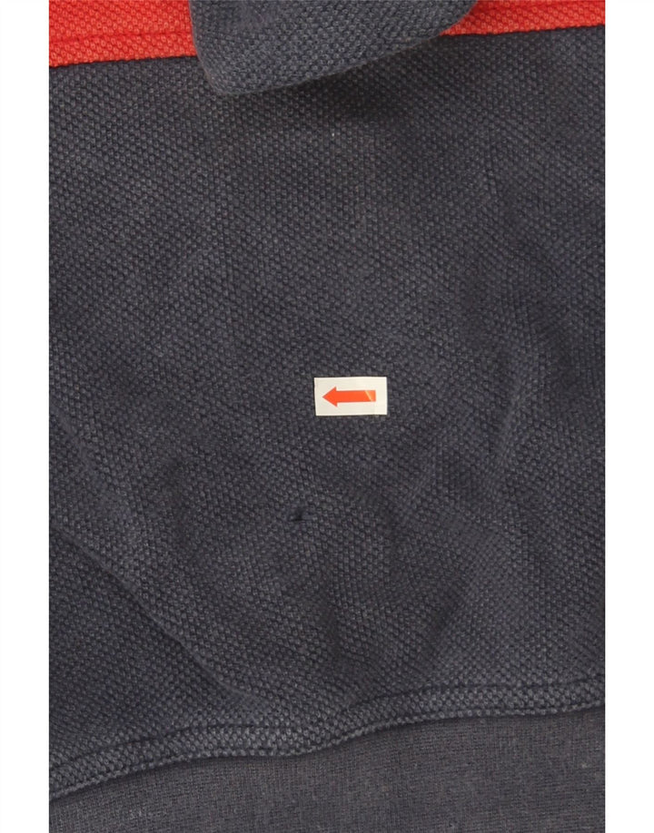 Ellesse Mens Italia Graphic Moletom Jumper Médio Azul Marinho Colorblock