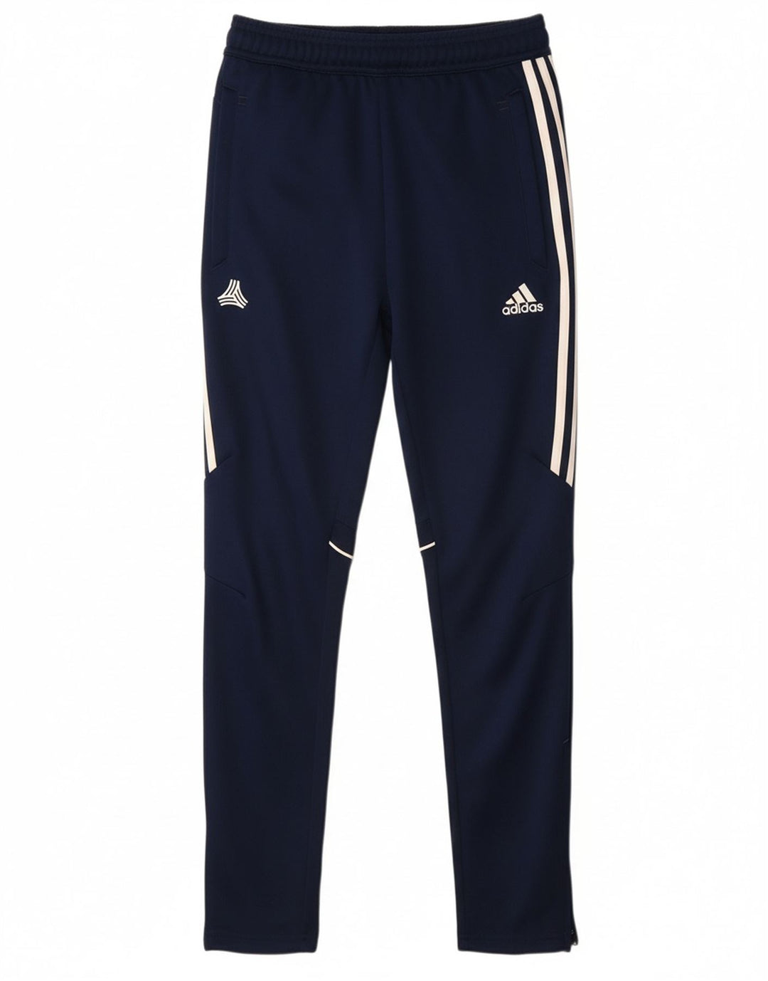 Calças de treino ADIDAS Menino Climacool 11-12 anos azul marinho poliéster
