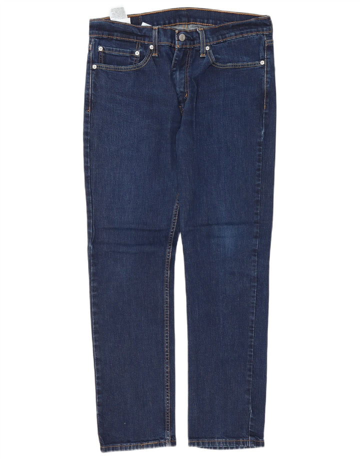 LEVI'S Masculino 511 Slim Jeans W34 L30 Azul Algodão