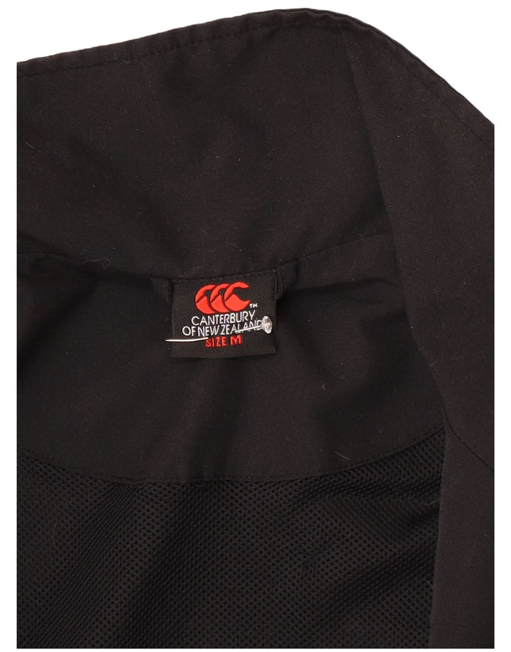 Jaqueta masculina de agasalho canterbury médio preto colorblock
