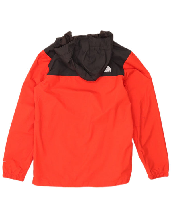 Jaqueta de chuva com capuz para meninos The North Face 11-12 anos grande bloco colorido vermelho