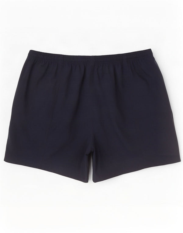Shorts esportivos femininos Reebok UK 18 XL azul marinho poliéster