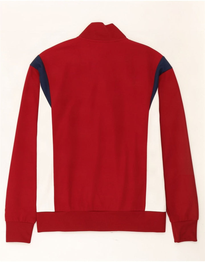 Jaqueta Adidas Masculina Treino Top Médio Borgonha Colorblock