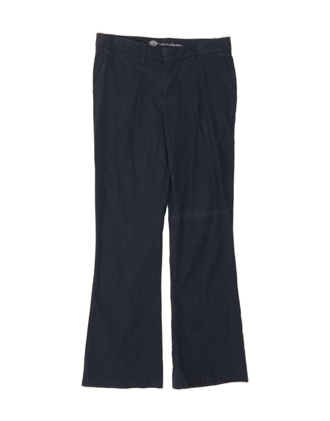 DICKIES Womens Bootcut Chino Trousers W32 L32 Navy Blue Cotton Vintage Dickies and Second-Hand Dickies from Messina Hembry 