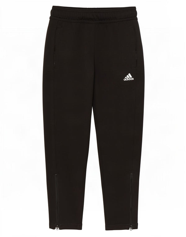 Calças de treino Adidas meninos 7-8 anos preto poliéster