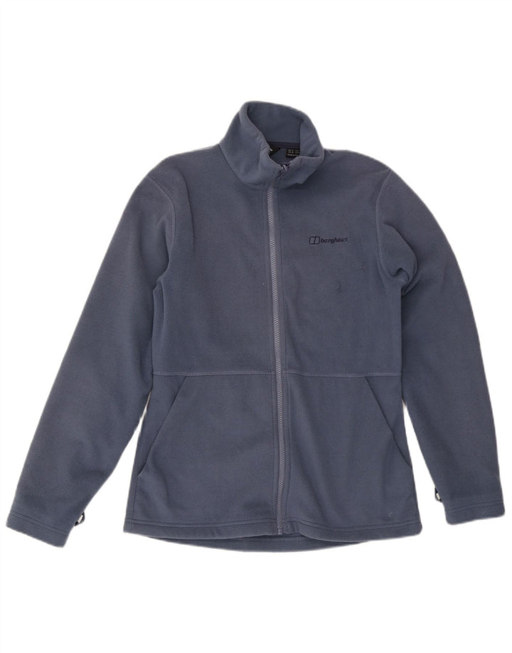 Jaqueta de lã feminina Berghaus UK 12 poliéster azul médio