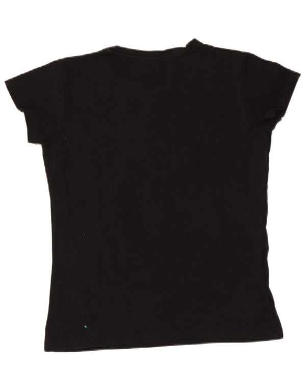 Camiseta gráfica Umbro Meninas Top 15-16 Anos 2XL Algodão Preto