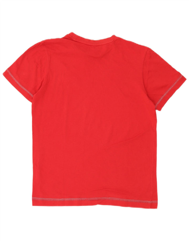 LOTTO Camiseta masculina top pequeno algodão vermelho