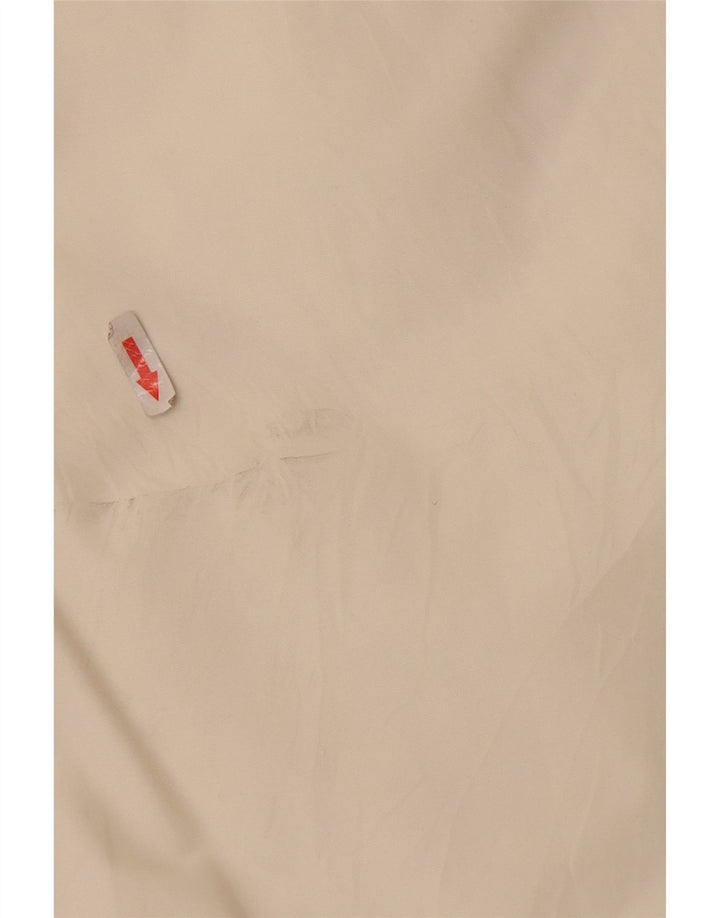 Casaco acolchoado com capuz feminino canadense IT 44 médio algodão branco
