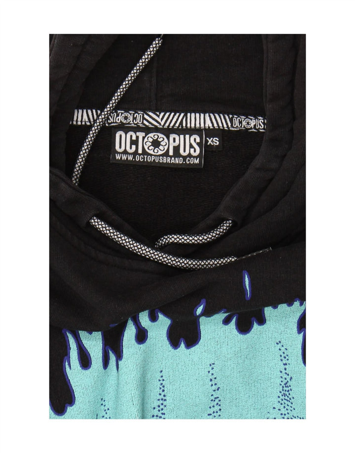 Jumper feminino com capuz gráfico Octopus UK 6 XS preto