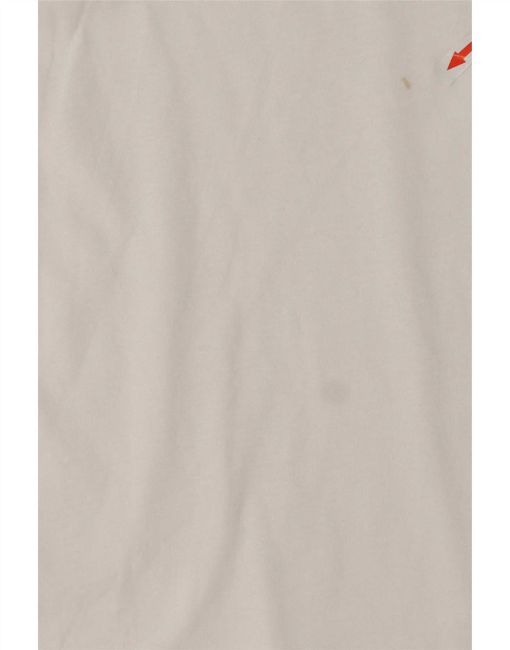 Diesel Mens Graphic T-Shirt Top XS Algodão Branco