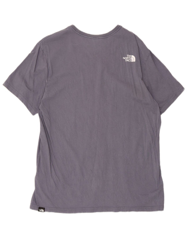 Camiseta gráfica masculina The North Face grande algodão cinza