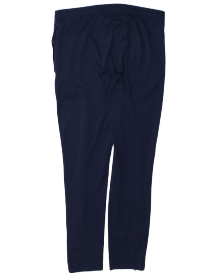 Calça de treino masculina Nike Dri Fit médio azul marinho poliéster