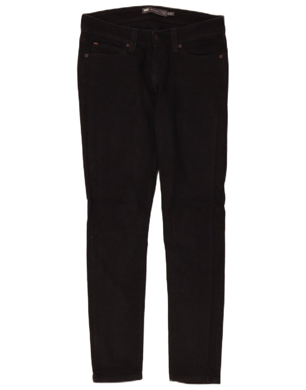 Jeans skinny feminino Levi's Demi Curve cintura baixa US 9 médio W29 L31 preto