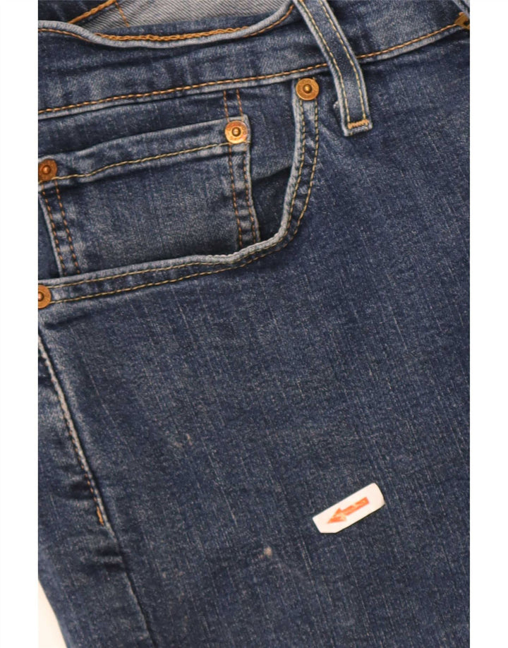 Calça Jeans Levis 514 Slim Masculina W34 L32 Azul Algodão